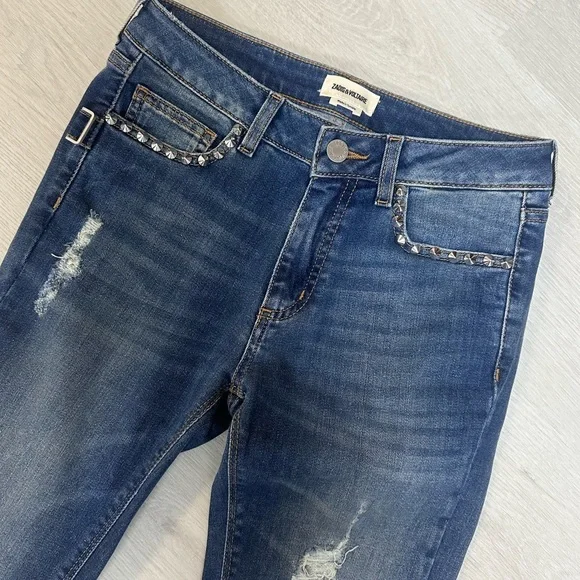 Zadig & Voltaire Eva Use Bleu Jeans.